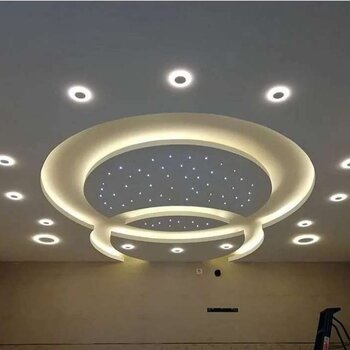 Işık bandı Led tavan Salon Oturma Odası