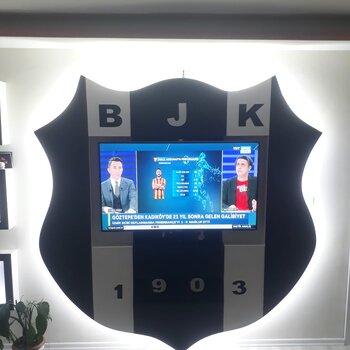 TV Ünitesi Niş Salon Takım Logosu Beşiktaş Fenerbahçe Galatasaray Trabzon BJK FB GS TS